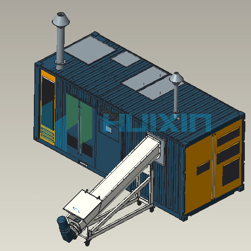 Complete Sets Equipment for Domestic Purgamentum mobile Incinerator